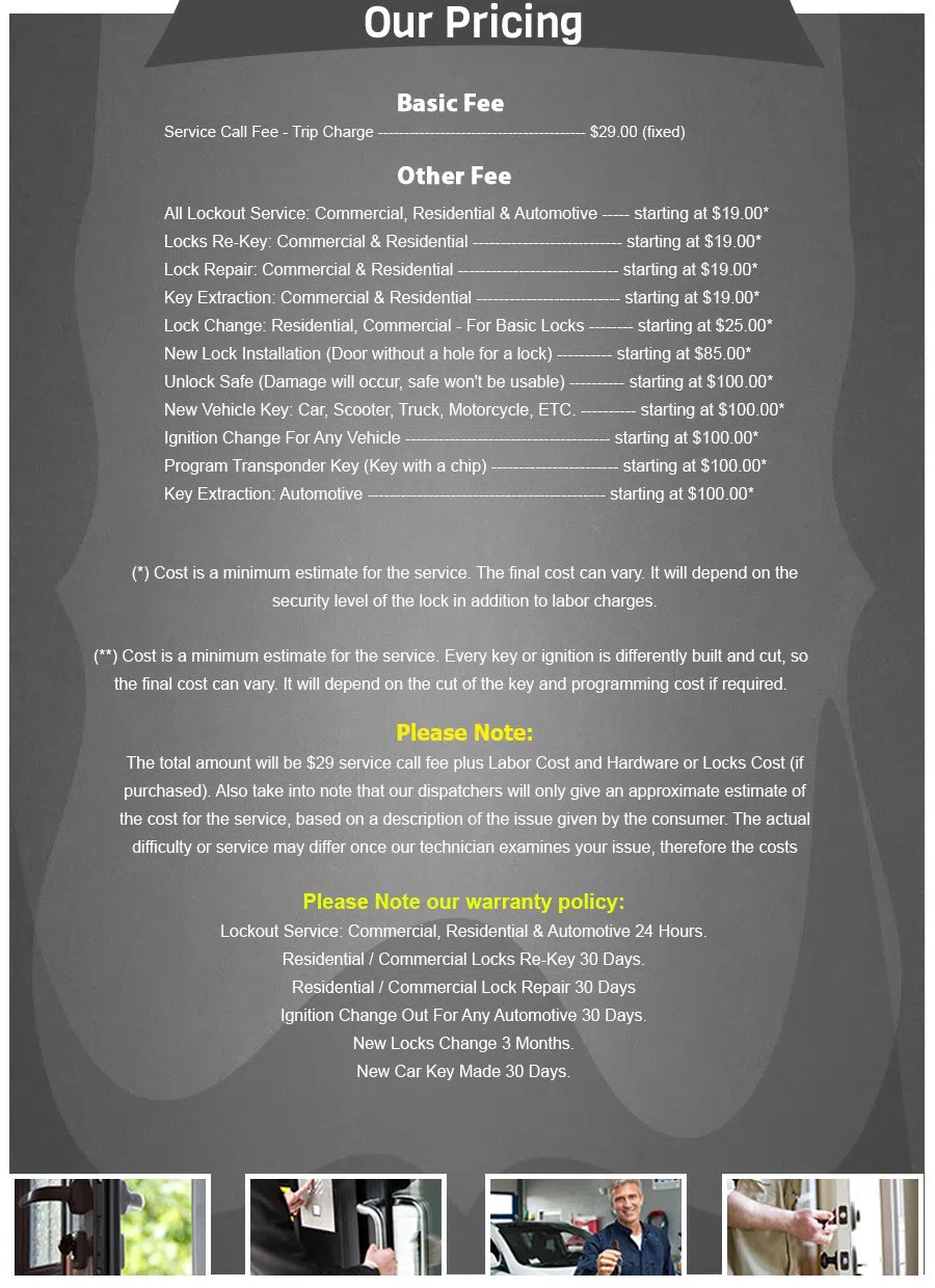 Santee Locksmith Service, Santee, CA 619-213-1979 - price-list-n-16